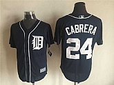 Majestic Detroit Tigers Authentic #24 Miguel Cabrera Dark Blue MLB Stitched Jerseys,baseball caps,new era cap wholesale,wholesale hats